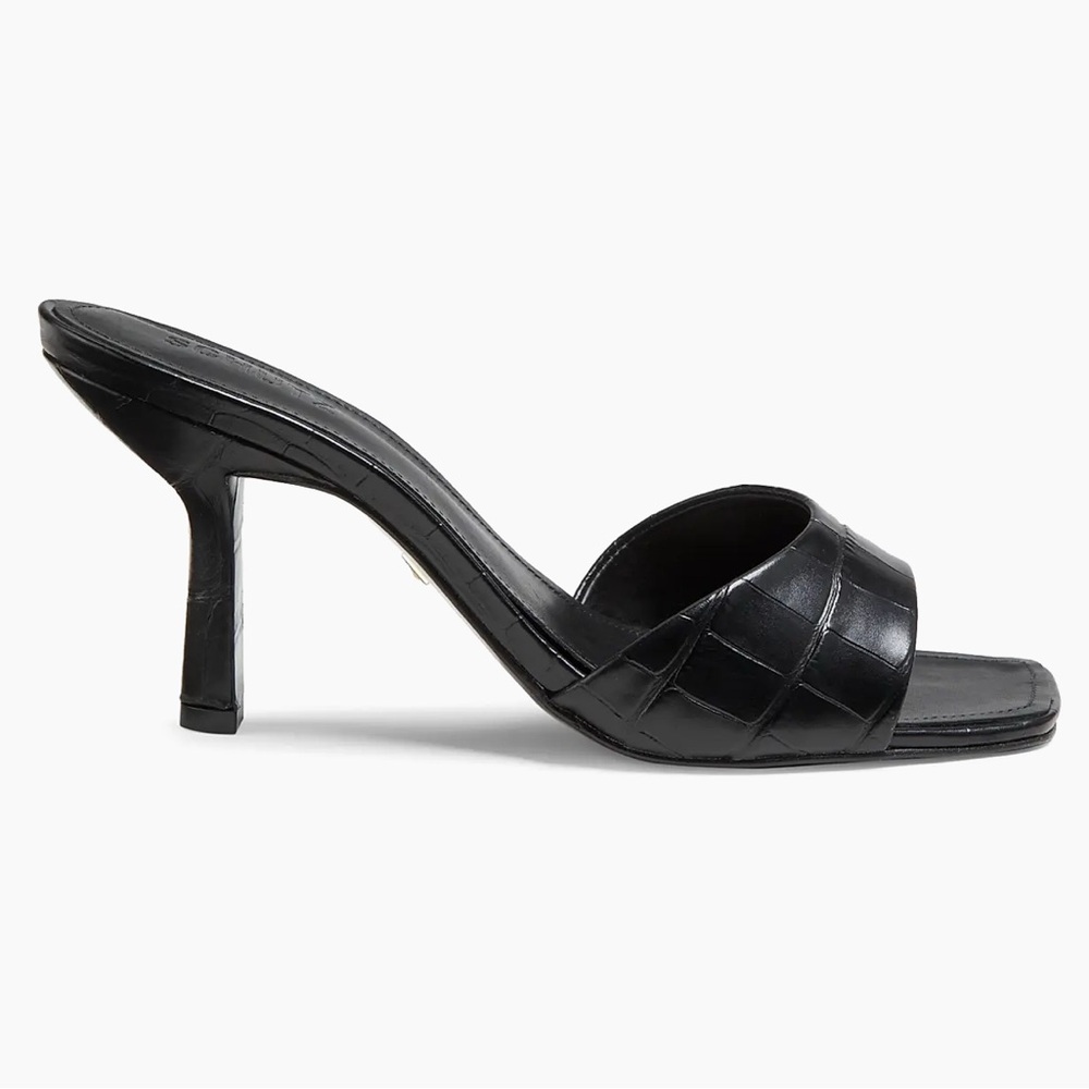 Schutz Black Women's Heeled Sandals